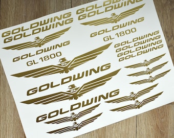 Goldwing GL 1800 motorcycle stickers made of ORACAL self-adhesive foil for renovation
