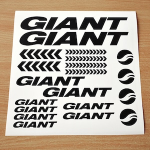 Bike stickers for Giant | bike frame decals for MTB BMX accessories adhesive vinyl ORACAL bicycle gifts for offroad and city ride