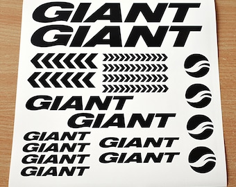 Giant Bike Stickers | Vinyl Decals | Frame Protection & Custom Style | Classic Colors