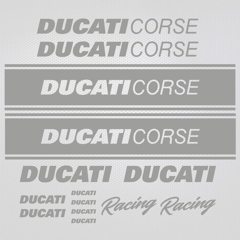 ORACAL Vinyl Foil Graphics for Ducati Corse, Perfect for Refreshing the ...