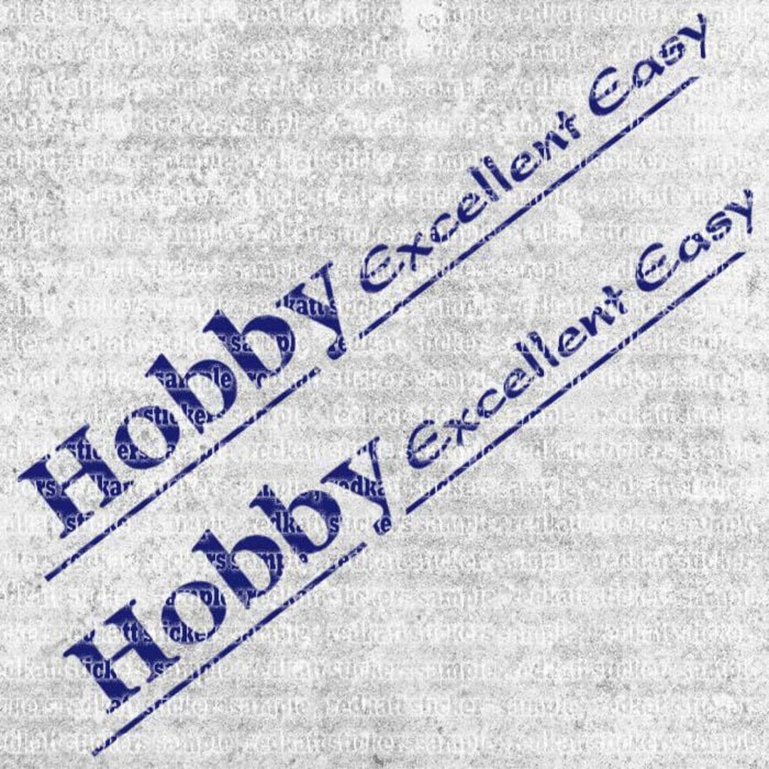 Hobby Excellent Easy Lettering Decals – Replacement Text and Model ...