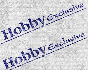 Hobby Exclusive stickers for caravan 18" and 26" camper decals 2 piece set replacement for motorhome renovation