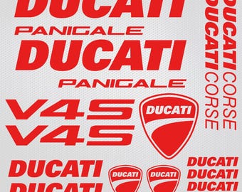 Ducati Panigale V4S motorcycle stickers made of vinyl film for renovation and personalization