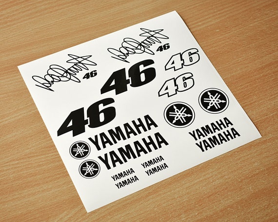 Sticker YAMAHA Autocollant Adhesif Véhicule Moto Biker Deco