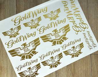 Honda Goldwing GL 1500 motorcycle stickers made of vinyl film to restore the classic look