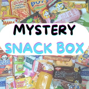 Kawaii Mystery Japanese Korean Chinese Asian Snack Box 30pcs+ Manga Anime Birthday Gift Mochi Sweet Treats Valentine’s Galentine's Christmas