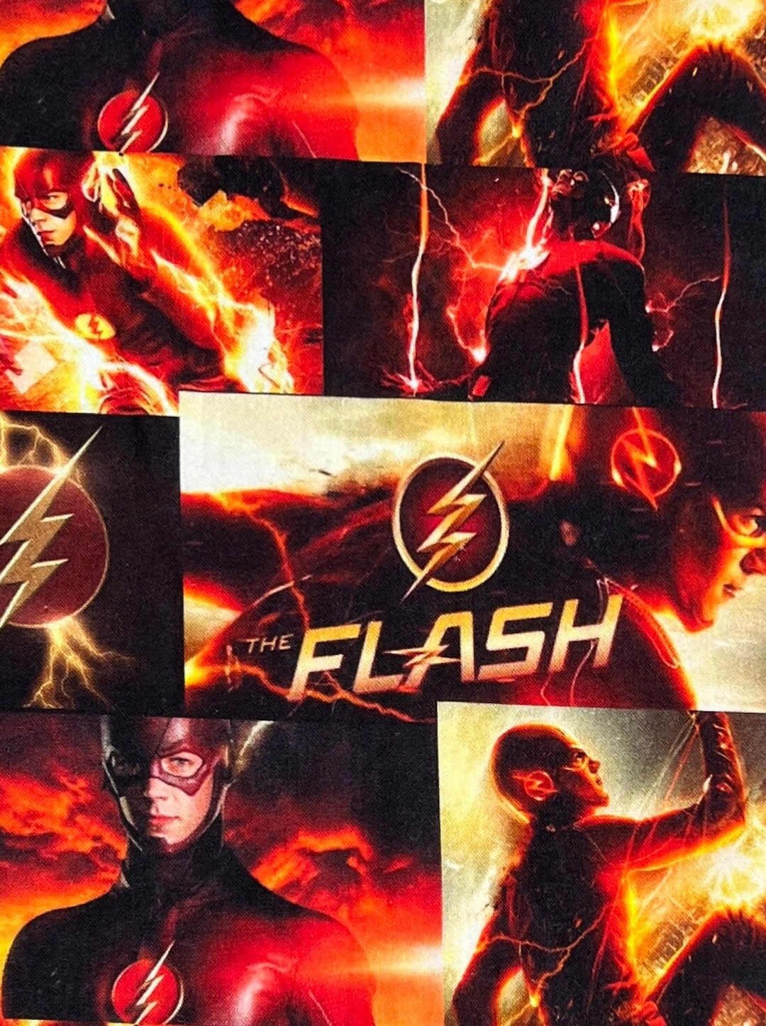 The Flash Superhero Characters Remnants | 100% Cotton Fabric - Etsy