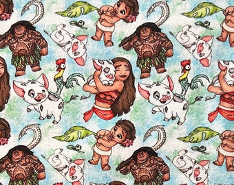 Moana Remnants | 100% Cotton Fabric