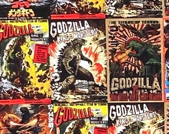 Godzilla Remnants | 100% Cotton Fabric