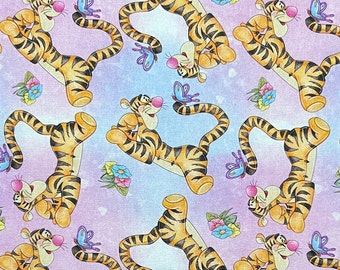 Winnie the Pooh Tigger Remnants | 100% Cotton Fabric