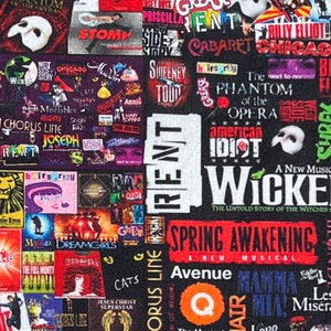 Broadway Theater Remnants | 100% Cotton