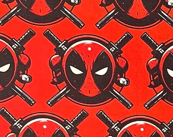 Deadpool Characters Remnants | 100% Cotton Fabric