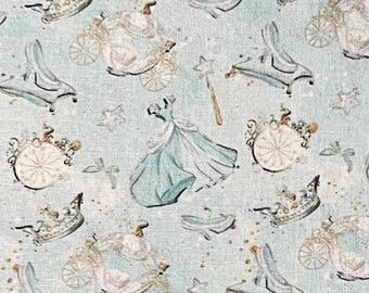 Cinderella Dress Remnants | 100% Cotton Fabric