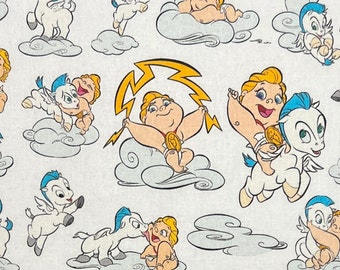 Hercules and Pegasus Remnants | 100% Cotton Fabric