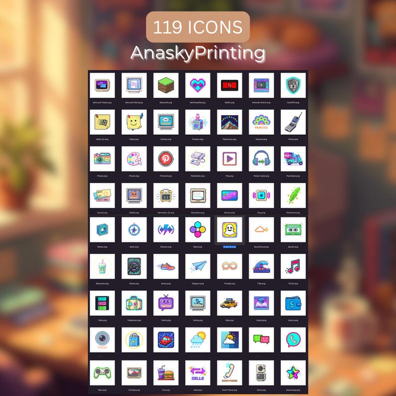 Nostalgia Pixel Art App Icons, Old School Widgets and Wallpapers, Retro ...