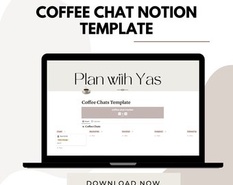 Networking and Coffee Chat Tracker Notion Template