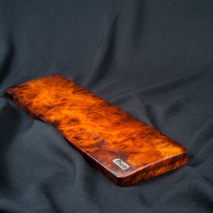 Poggiapolsi per tastiera in legno di Amboyna