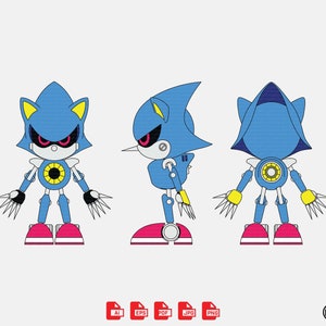 sonic pulse rp : how to make mecha sonic + super mecha sonic 