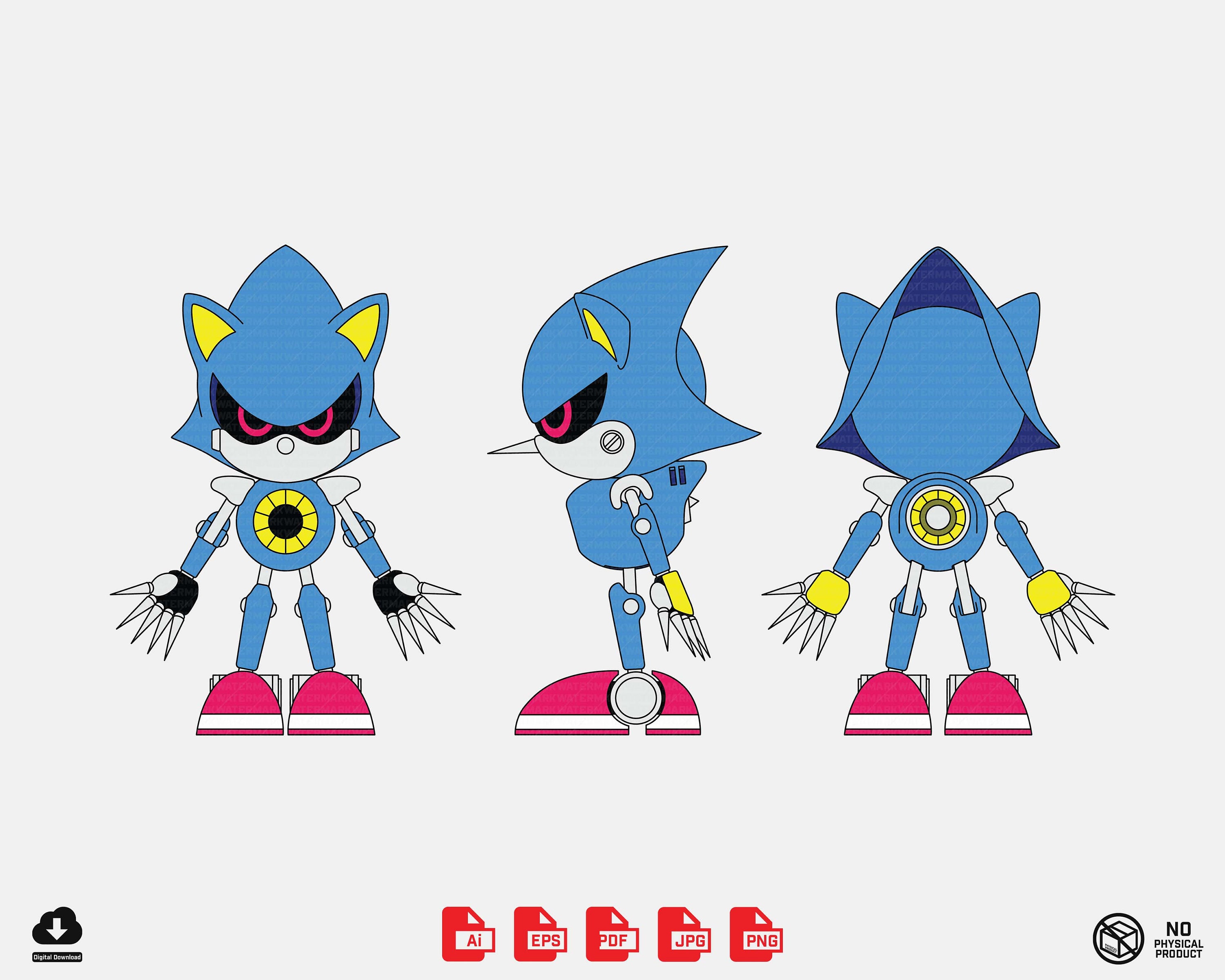 Classic Sonic Vector (Ai, Eps), PDF And Image (Jpg, Png)