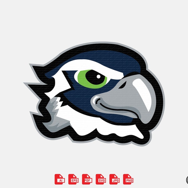 Blitz Seahawks Vector (Ai, Eps, SVG), PDF And Image (Jpg, Png)