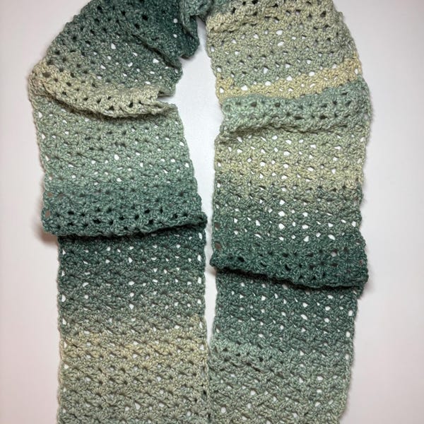 Handmade crochet scarf