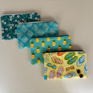 Fabric Zipper Pouch: Small Makeup Bag, Purse Organizer (7.5x5&quot;)