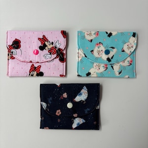 Estuche a presión, billetera pequeña, porta tarjetas de regalo, monedero, estuche de viaje pequeño, porta tarjetas de crédito, lindo porta tarjetas de regalo