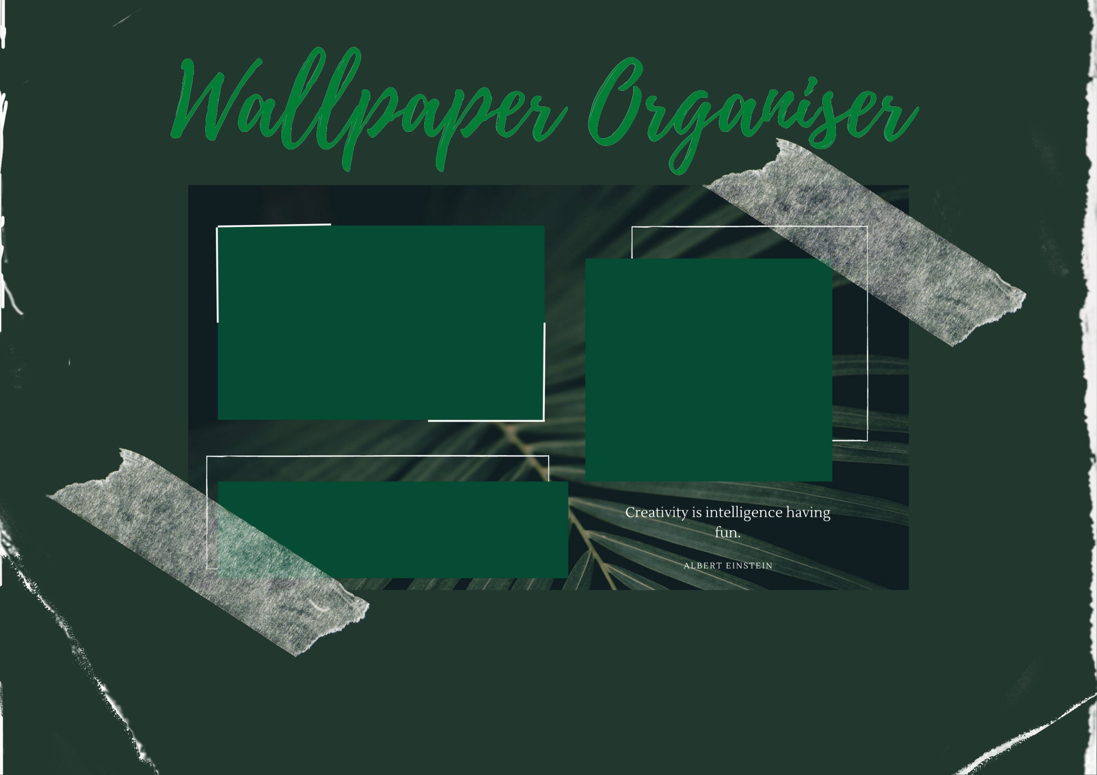 Dark Green Laptop Wallpaper Dark Academia Orginiser Wallpaper Digital ...