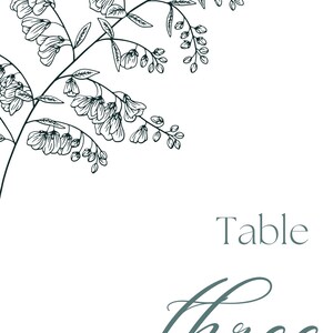 Printable Table Numbers - Etsy