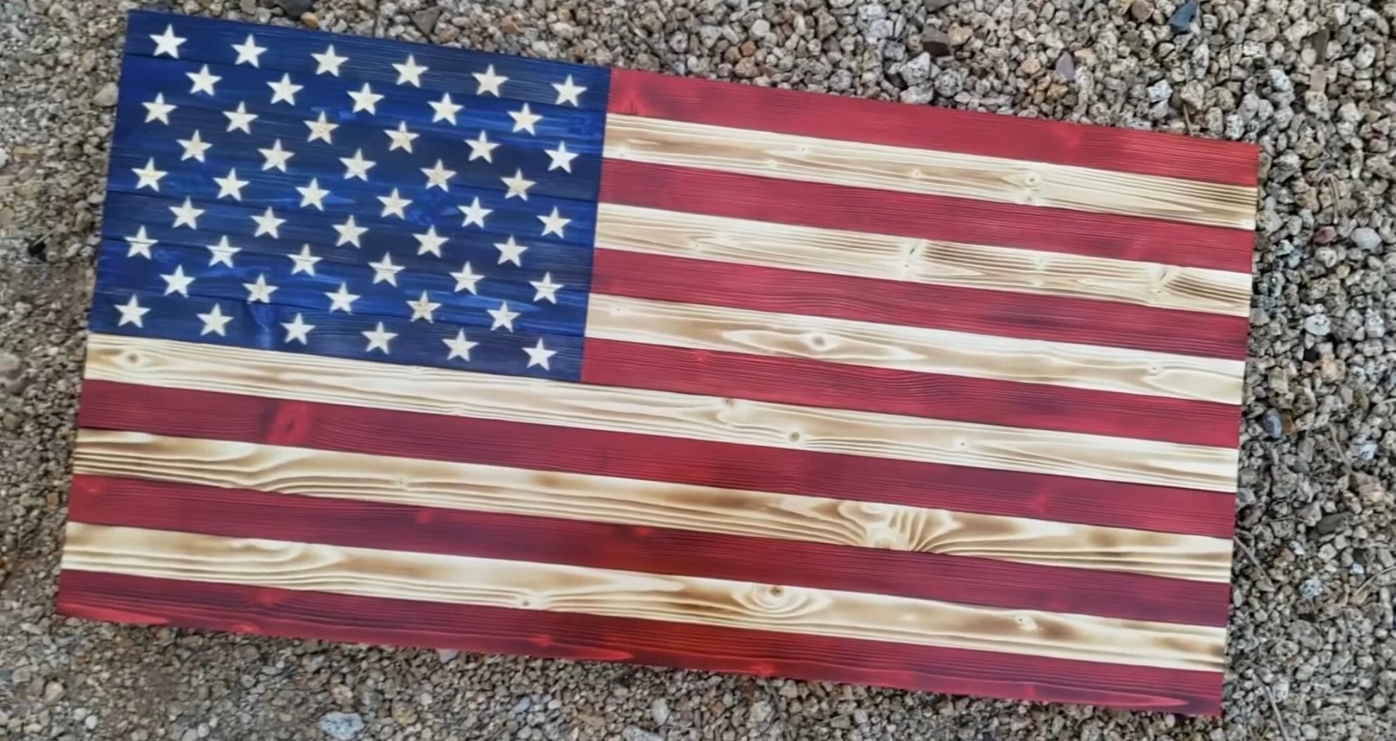 Rustic Wood American Flag Wall Hanging American Flag Wall Etsy