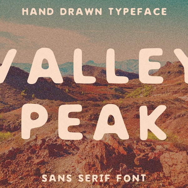 Valley Peak Typeface