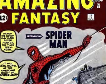 Amazing Fantasy # 15 Spider-Man Comic Buch Digitaler Download