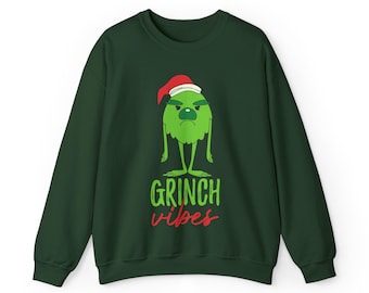 Pull Moche De Noël Drink Up Grinches - Sweatshirt Drôle, Tailles S à 5XL, Unisexe Adulte, Neuf Avec étiquettes