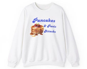 Sweater met ronde hals Pancakes & Panic Attacks