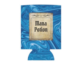 Mana Potion Can Cooler Hugger Sleeve Koozy Coozie Coozy