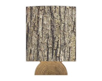 Redneck Tree Trunk Bark Can Cooler Hugger Sleeve Koozy Coozy Coozie