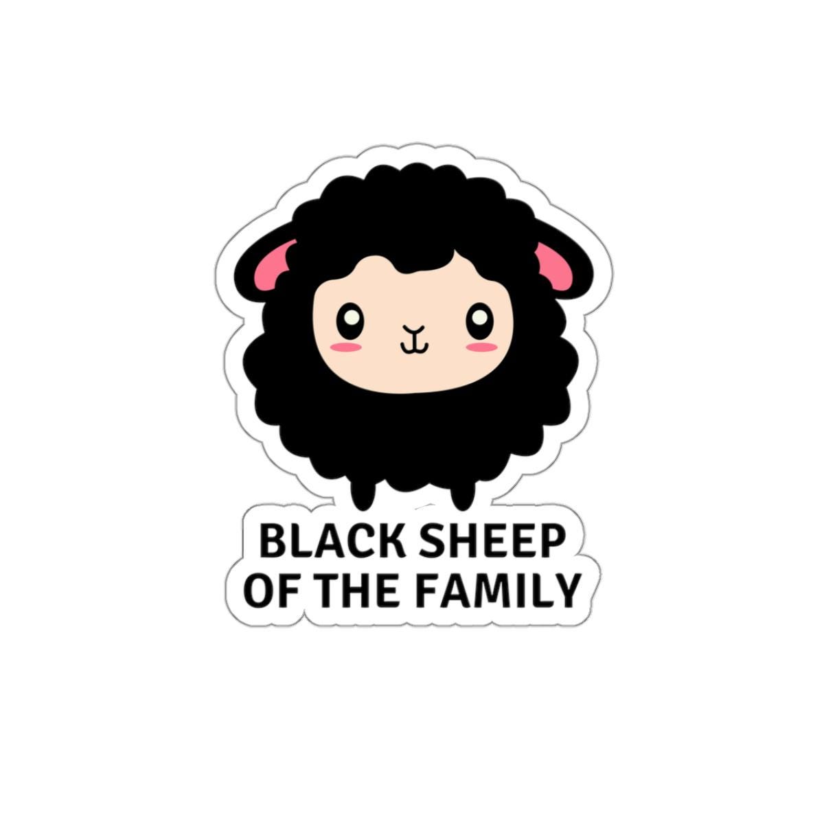 Black Sheep Of The Family Kiss-Cut Stickers