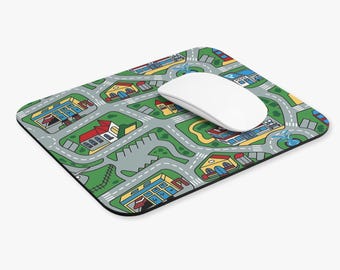 Kids City Playmat Carpet Rug Mouse Pad (Rectangle)