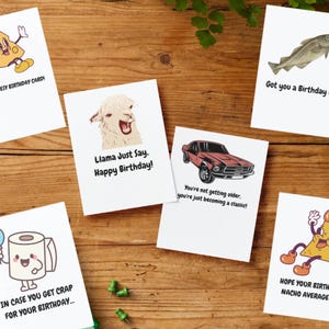 50 Cartões de Feliz Aniversário Diversos para Imprimir e Baixar com Trocadilhos
