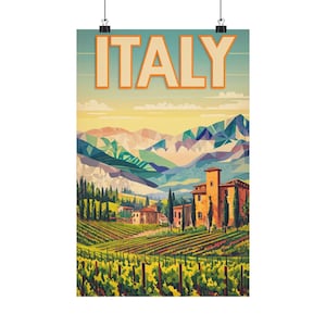Italy Travel Poster