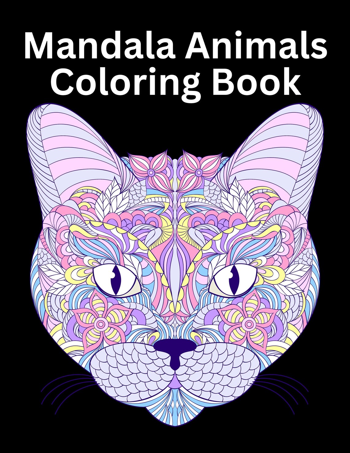 200 Mandala Animals Coloring Book Pages Bundle Instant Digital Download ...