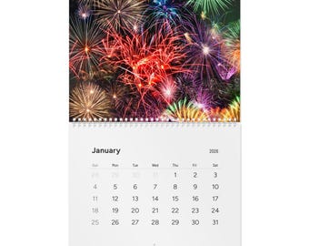Fireworks Wall Calendar (2026)