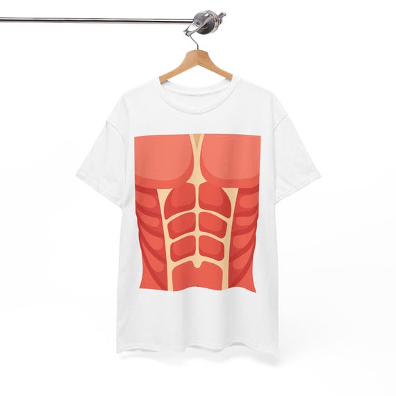 筋肉組織解剖学ユニセックスヘビーコットンTシャツ - Etsy 日本