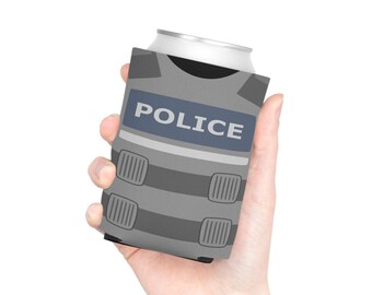 Police Tactical Vest Can Cooler Hugger Sleeve Coolie