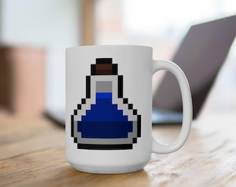 Mana Potion Ceramic Coffee Mug, (11oz, 15oz)
