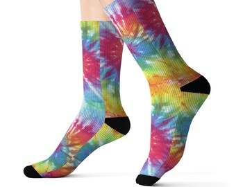 Chaussettes personnalisées tie-dye