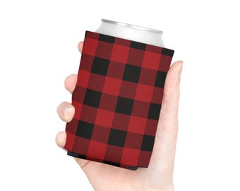 Kraciasta flanelowa chłodziarka do puszek Hugger Sleeve Coolie