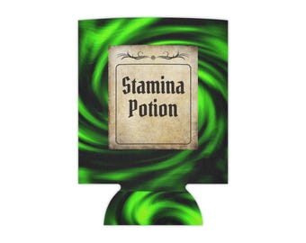 Stamina Potion Can Cooler Hugger Sleeve Koozy Coozie Coozy