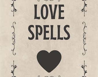 90 Love Spells Spellbook Pages Bundle Digital Download