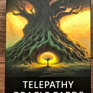 Baum-Telepathie-Orakel Kartenset.
